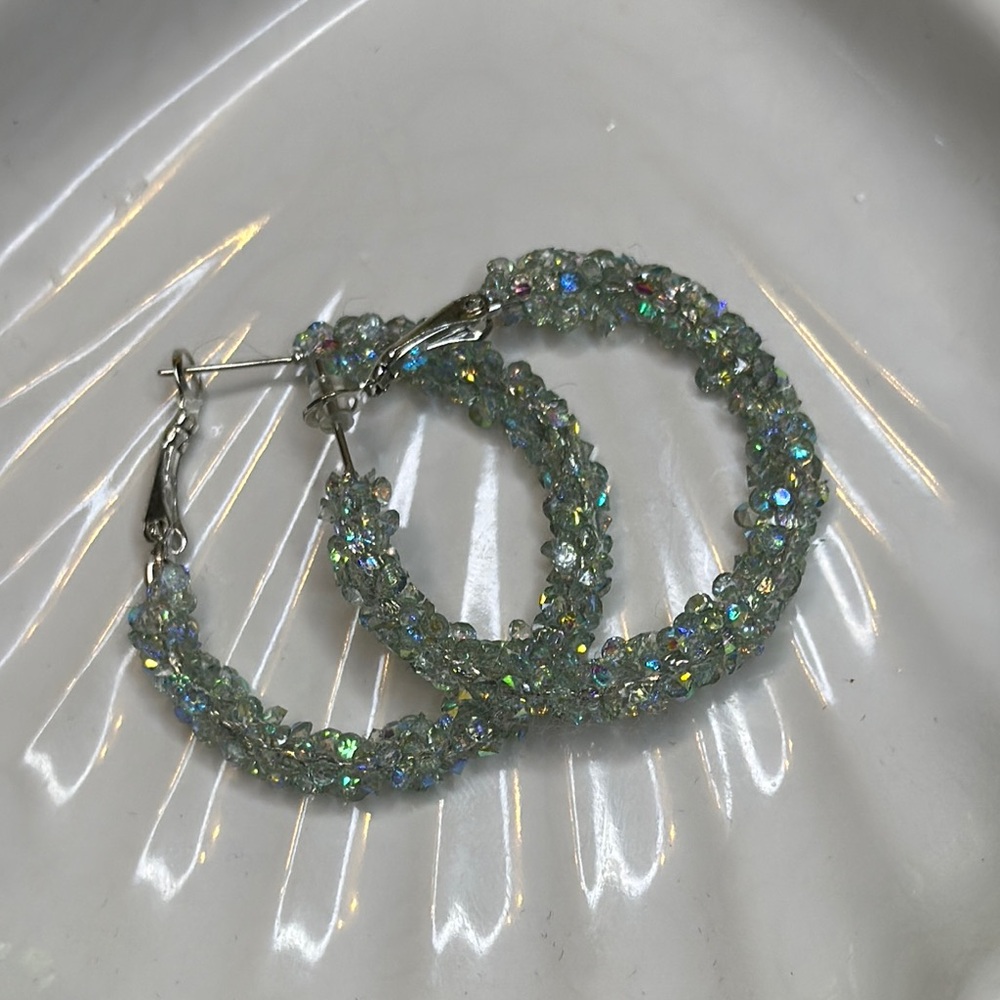 Green Beaded Necklace Natural Organic Design Mermaid-core - Picture 5 of 5